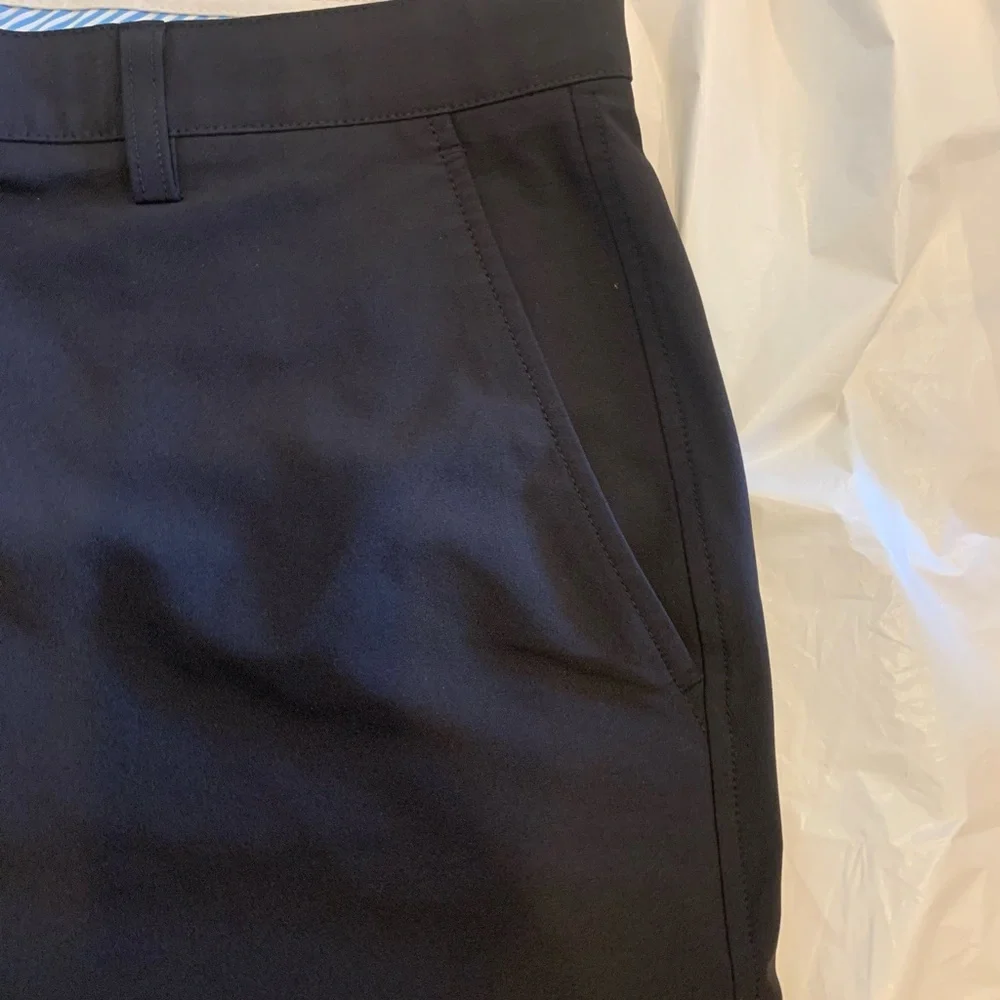 Foot Joy Performance Flat Front Men’s Black Golf Shorts Size 40